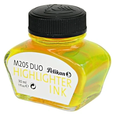 Abbildung von Pelikan 344879 Fluoreszierende Textmarker Tinte für Füllhalter M 205, 30 ml, 1 Stück, gelb