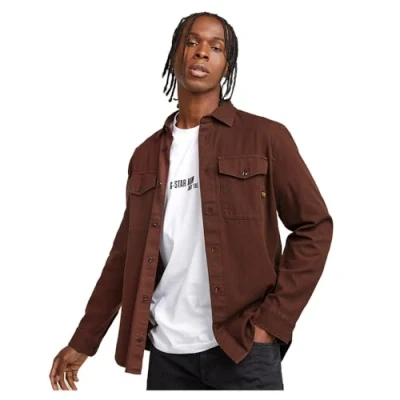 Abbildung von G STAR Marine Hemd plum, Herren, Größe: Small, Plum