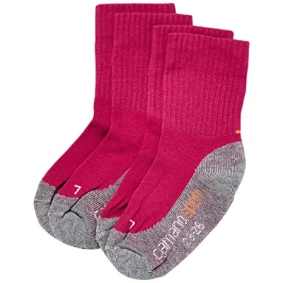 Abbildung von Camano Mädchen 3721 Sportsocken, 2er Pack, Rosa (Fuchsia 42), Gr. 35 38