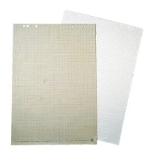 Abbildung von Landre Flipchartblock Recycling 68x98cm 20 Blatt 80g/qm kariert 25 mm
