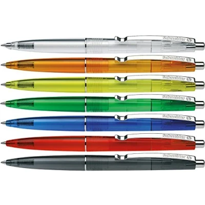 Abbildung von Schneider Kugelschreiber 20x SN132000 K 20 ICY COLOURS sortiert M blau