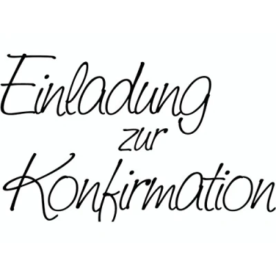 Abbildung von Heyda Motivstempel &#039;Wir feiern Kommunion&#039; 1,4x11cm