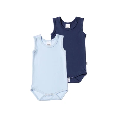 Abbildung von Liliput 2 SET Body Hellblau dunkelblau für Kinder, Größe: 62/68,