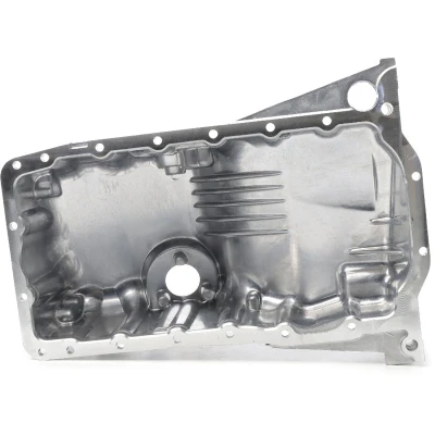 Abbildung von METZGER 7990032 Ölwanne mit Ölablassschraube Bohrung für Ölstandsensor, ohne Ölwannendichtung Aluminium Druckguss AUDI: A6 C5 Avant, A4 B5 Avant