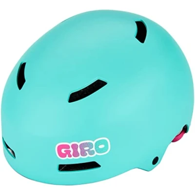 Abbildung von Giro Unisex Jugend Dime Fs Fahrradhelme, Matte Screaming Teal 22, XS