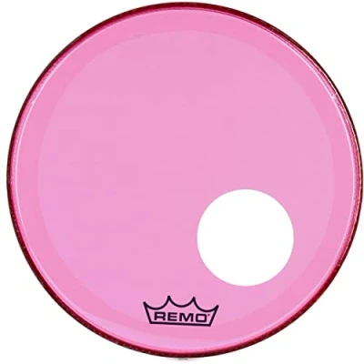Abbildung von Remo Schlagzeugfell Colortone Powerstroke 3 clear ported 18&quot; P3 1318 CT PKOH pink