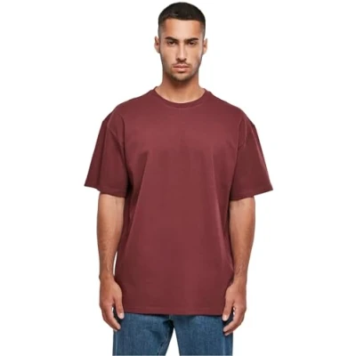 Abbildung von Build Your Brand Men BY102 Heavy Oversize Tee Tee, Cherry, 4XL