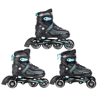 Abbildung von Verstellbare Rollschuhe Optima Schwarz/Mint