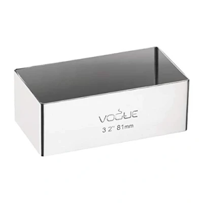 Abbildung von Mini Backform, rechteckig, 8 x 4 cm