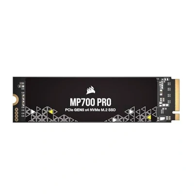Abbildung von Corsair MP700 PRO 1TB M.2 NVMe PCIe Gen. 5 x4 SSD (no heatsink) interne 11700 MB/S Lesegeschwindigkeit, 9600 Schreibgeschwindigkeit, Microsoft DirectStorage