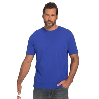 Abbildung von JP1880 Grosse GRÖSSEN BIS 8XL Tshirt basic, Herren, Größe: 3XL, Kobaltblau