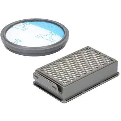 Abbildung von McFilter Filter Set geeignet für Rowenta, Zubehör RO3731EA Compact Power Cyclonic Staubsauger, 1x Filterkassette, Rundfilter, Alternative ZR005901