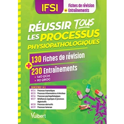 Abbildung von Réussir tous les Processus physiopathologiques en 130 fiches et 230 entrainements traumatiques inflammatoires infectieux ... obstructifs tumoraux