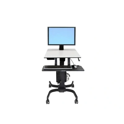Abbildung von Ergotron WorkFit C Single LD mobiler Steh Sitz Arbeitsplatz für ein Display bis 76,2 cm 30 Zoll