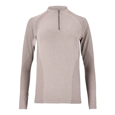 Abbildung von Endurance Funktions Halen W Seamless Midlayer Langarmshirt, Damen, Größe: XXS/XS, Gull gray
