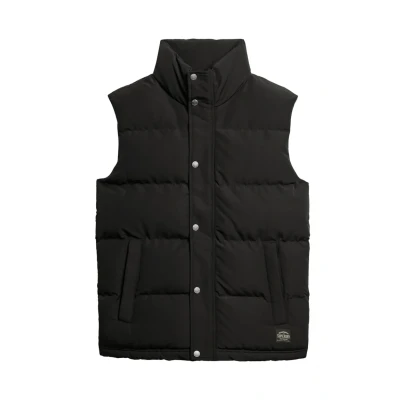 Abbildung von Superdry Herren Everest Weste ohne Kapuze Schwarz XXL
