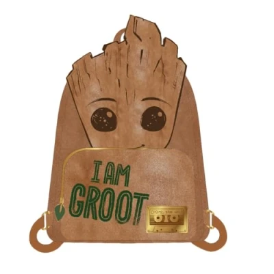 Abbildung von Marvel Baby Groot I am Premium Kunstleder Rucksack, braun, One size