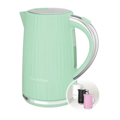 Abbildung von RUSSELL HOBBS Wasserkocher Eden 27364 70 Pistazie 1,7 l Pistachio Retro 2400 W, 1.7