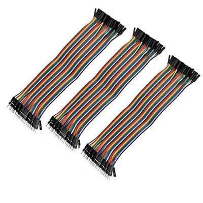 Abbildung von Aihasd 120P 30cm männlich weiblich Jumper Cable for Breadboard Circuit Test