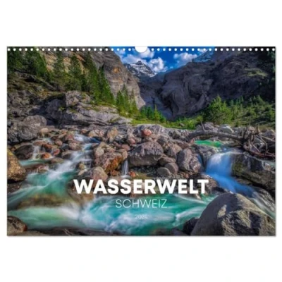 Abbildung von Wasserwelt Schweiz (Wandkalender 2025 DIN A3 quer), CALVENDO Monatskalender