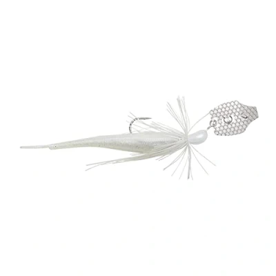 Abbildung von Savage Gear Skirted Gummijig 10cm 8,5g Crazy Swim Jig, Farbe:White Silver