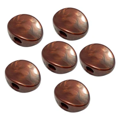 Abbildung von gazechimp 6 Stk. Hochwertige Gitarre Mechaniken Knöpfe Stimmwirbel Button Tuning Pegs Keys