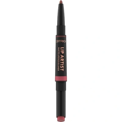 Abbildung von Catrice Lip Artist Matte Lipstick &amp; Liner, Nr. 020, Pink, hochpigmentiert, farbintensiv, matt, vegan, ohne Parfüm, ölfrei, Alkohol, 1er Pack (1.74g)