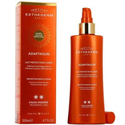 Abbildung von Institut Esthederm Adaptasun UVA/UVB Body Lotion with Moderate Sun Protection 200ml