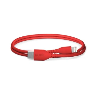 Abbildung von RØDE SC21 USB C auf Lightning Kabel (30 cm, Rot)