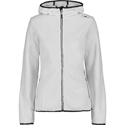 Abbildung von CMP Woman Jacket FIX HOOD Fleecejacke, Damen, Größe: 48, Offwhite