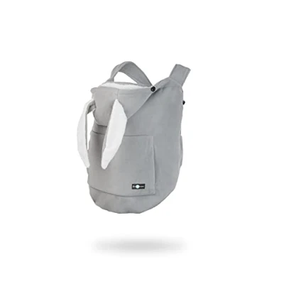 Abbildung von Fleece BABY Tragecover Tragebadeckung BUNNY GRAU