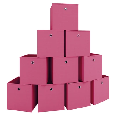 Abbildung von VCM Faltbox 10er Set Klappbox Aufbewahrungsbox Boxas (10 St)