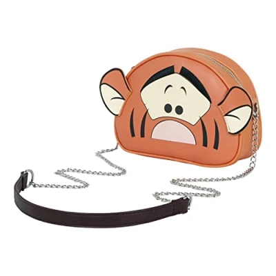 Abbildung von Winnie Puuh Tiger Face Heady Schultertasche, Orange