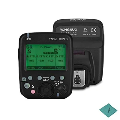 Abbildung von YONGNUO YN560 TX PRO 2.4G Blitzauslöser auf der Kamera Speedlite Wireless Transmitter (Für Canon)
