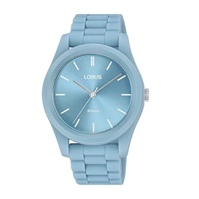 Abbildung von Lorus Damen Analog Quarz Uhr mit Silicone Armband RG237SX9