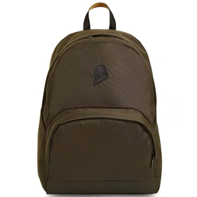 Abbildung von INVICTA ORIK SOLID Rucksack aus nachhaltigem Stoff, Praktisch &amp; Unisex, Leicht, kompakt, mit Laptopfach, Büro, Reise, Arbeit, Fahrrad, Backpack, Daypack, italienisches Design, moosgrün