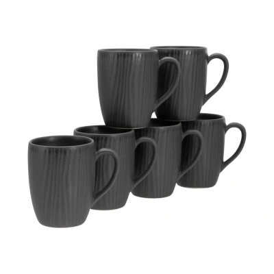 Abbildung von CreaTable Becher &quot;Vesuvio Black&quot;, (Set, 6 tlg.), 300 ml, teilig