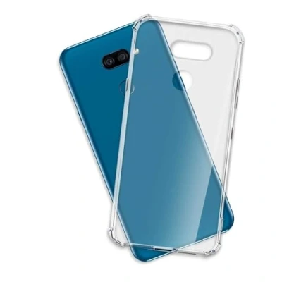 Abbildung von mtb more energy® Hülle Crystal Armor kompatibel mit LG K40S (LM X430, 6.1&#039;&#039;) verstärkte Ecken Anti Shock Schutzhülle Case Cover Tasche