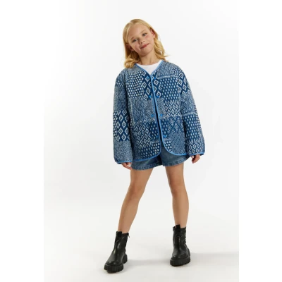 Abbildung von Steppjacke DREIMASTER 140 / Dunkelmarine Druck 60% Polyester 40% Baumwolle