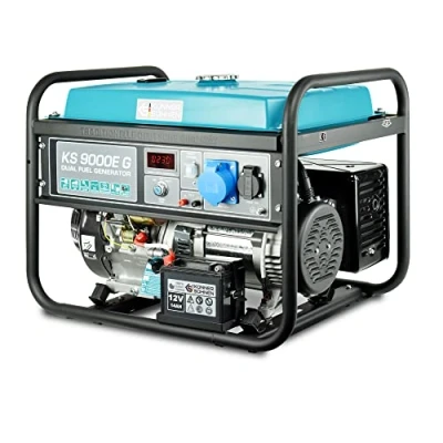 Abbildung von Könner &amp; Söhnen Stromerzeuger KS 9000E G, 6,50 in kW, (1 tlg), Hand /Elektroanlass, 1x16A, 1х32 (230 V), 12 V
