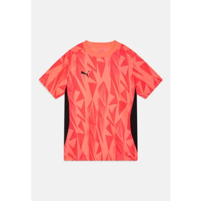Abbildung von Puma Individualfinal JR Unisex Sport Tshirt für Kinder, Größe: 128, Sunset glow/sun stream