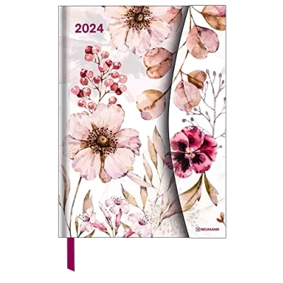 Abbildung von Flower Fantasy 2024 Diary Buchkalender Taschenkalender 16x22: Magneto