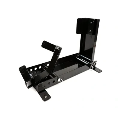 Abbildung von BGM Transportsicherung kompatibel für Anhänger Roller Vorderrad 8 bis 13 Zoll universal Roller, Scooter, Mofa, Moped, Vespa, Lambretta Radwippe Halterung