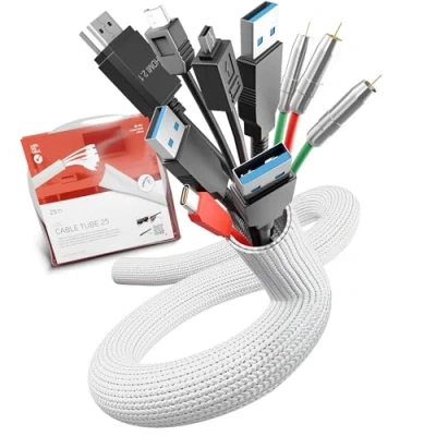 Abbildung von LABEL THE CABLE Kabelmantel weiß