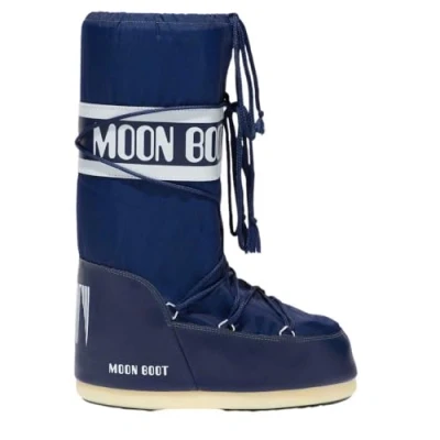 Abbildung von Moon Boot ICON Unisex Schnürstiefel, Größe: 45 47, Blue Schuhe