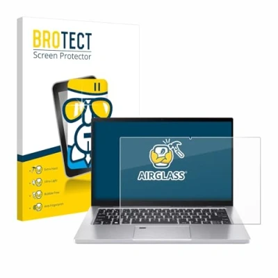 Abbildung von BROTECT Schutzglas für Acer Spin 3 SP314 55N Schutzfolie Panzer Folie Glas [Extrem Kratzfest 9H, Anti Fingerprint, Ultra Transparent]
