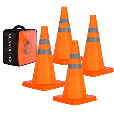 Abbildung von Faltkegel Warnkegel/Verkehrskegel/Verkehrskegelschild/Faltbar Warnkegel Sicherheitspilone Sicherheitskegel Mehrzweck Popup Reflektierender