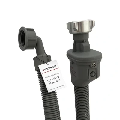 Abbildung von Kirchhoff Zulaufschlauch, Sicherheits 3/4&quot;IG x 3 m 3/4&quot;IG, 10bar/90C