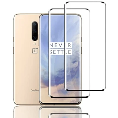 Abbildung von Ydiciv 2 Stück Schutzfolie für OnePlus 7 Pro Panzer Schutz Glas, [9H Härte Glas], [HD Klar Schutzglas], [No Bubble],