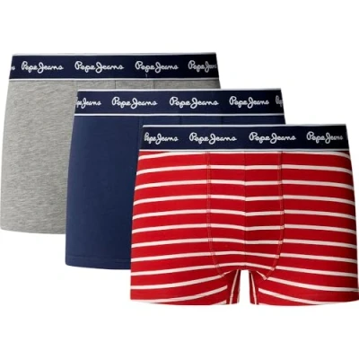 Abbildung von Pepe Jeans Stripes 3 PACK Panties, Herren, Größe: Small, Red